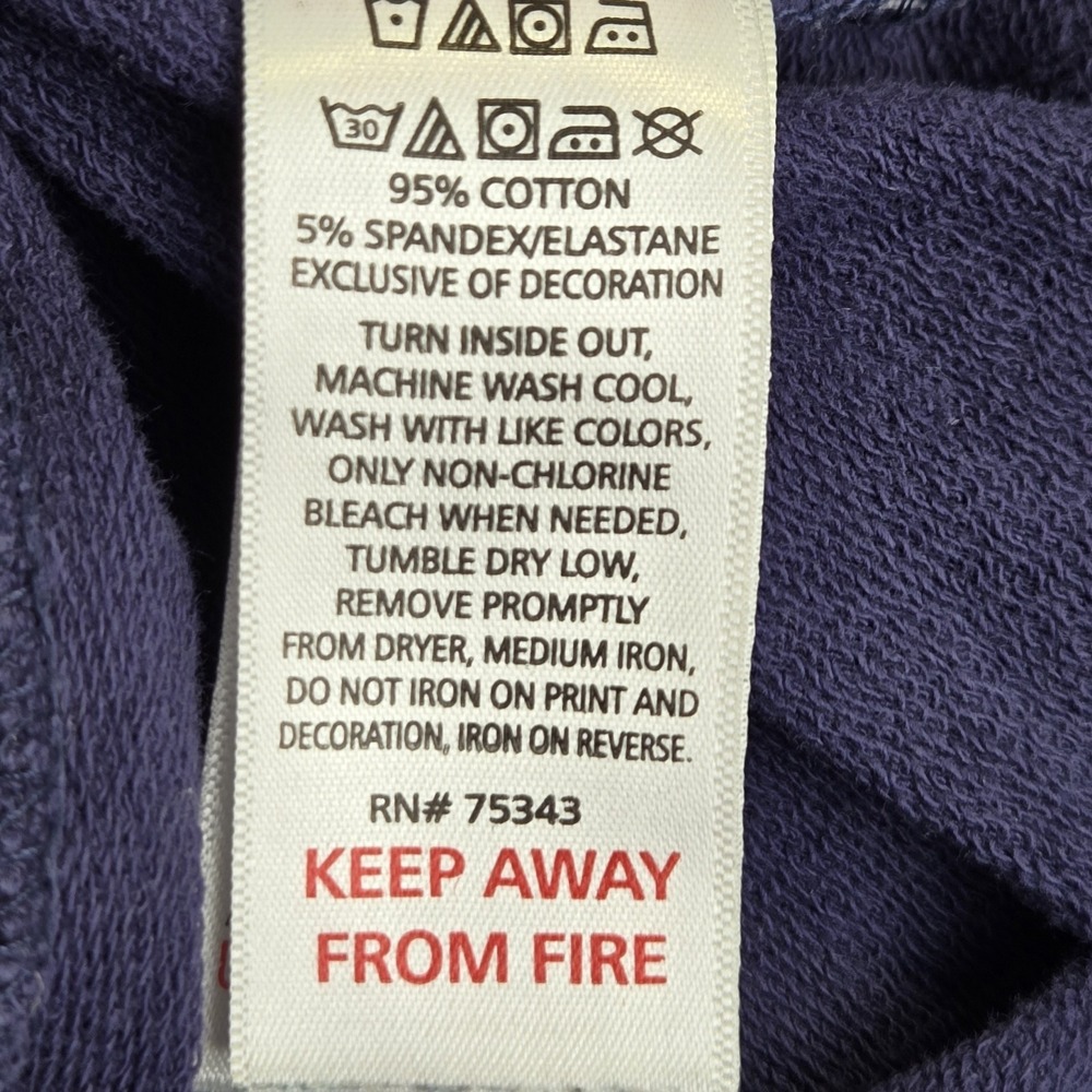 Tommy Bahama Boys Quarter zip pullover sweatshirt Blue Size L 10/12 Cotton Blend - Picture 6 of 6
